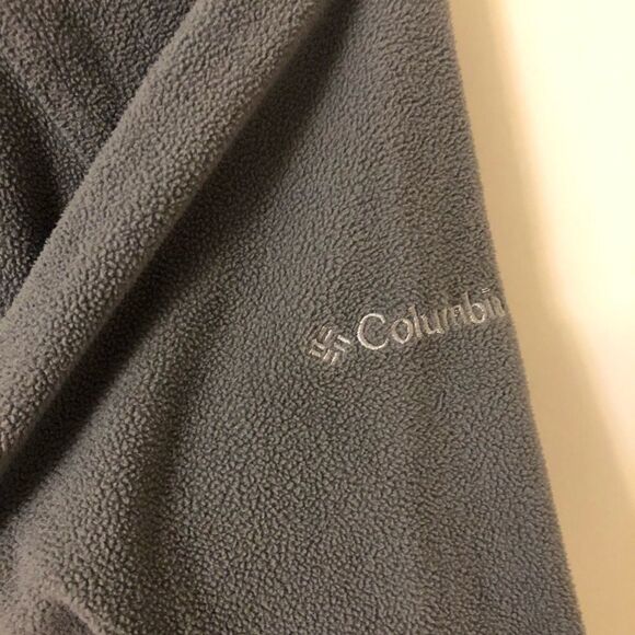 Columbia womans light weight fleece pull over sweatshirt gray -Small - Picture 6 of 7